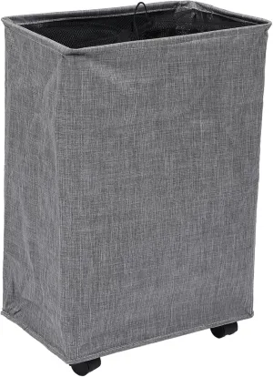 Collapsible Laundry Bag Bag Wheels Wheeled Laundry Basket Foldable Laundry Hamper for Home