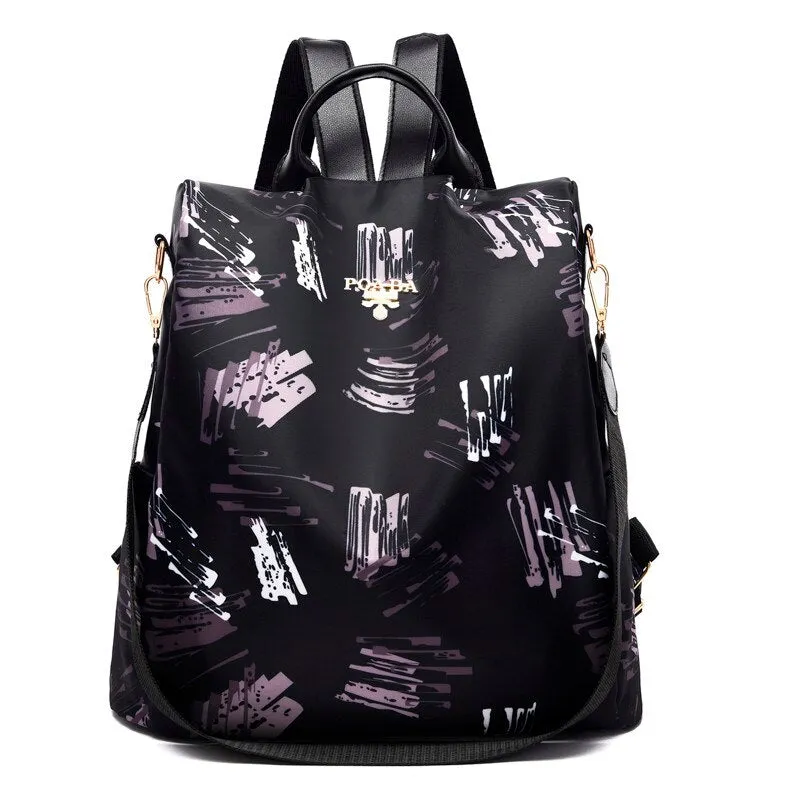 Colorful Capacious Oxford Cloth Backpack