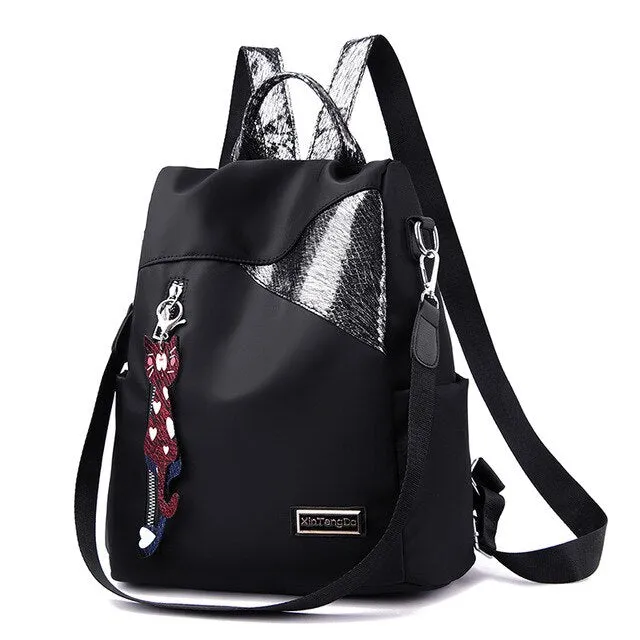 Colorful Capacious Oxford Cloth Backpack