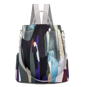 Colorful Capacious Oxford Cloth Backpack