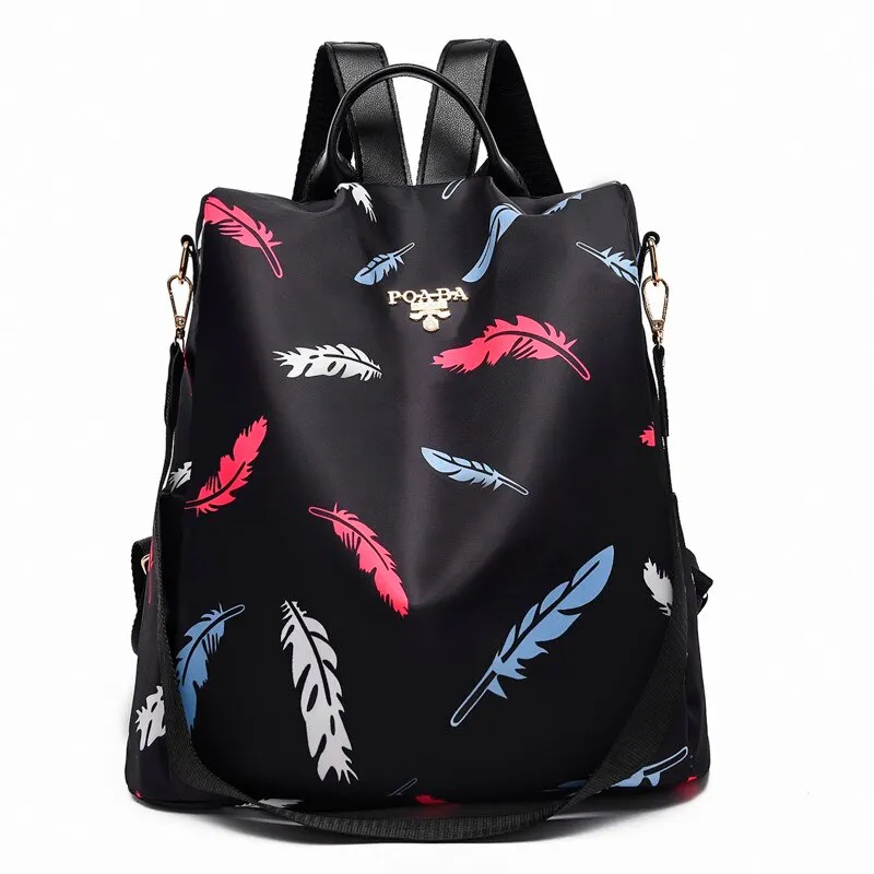 Colorful Capacious Oxford Cloth Backpack