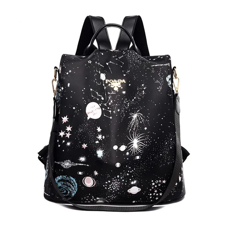 Colorful Capacious Oxford Cloth Backpack
