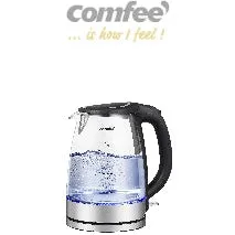 COMFEE ' Vacuum Cleaner 2 in 1 Handheld Stick Cleaner 5M Long Cord Lightweight Powerful 600W 16000Pa Suction 0.5L Large Capacity Excellent Central Filtration System for Car Home Kitchen Hair- White