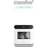 COMFEE ' Vacuum Cleaner 2 in 1 Handheld Stick Cleaner 5M Long Cord Lightweight Powerful 600W 16000Pa Suction 0.5L Large Capacity Excellent Central Filtration System for Car Home Kitchen Hair- White