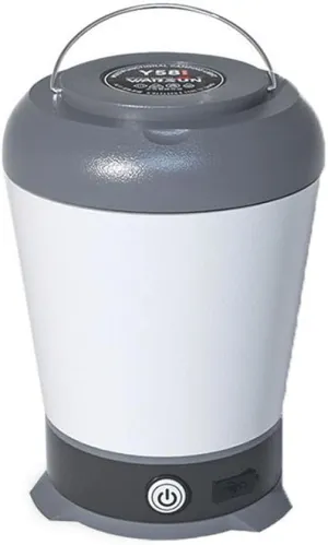 Compact Portable Camping Lantern Outdoor Tent Light Waterproof LED Emergency Gear Rechargeable Hanging Light for Power Outage Home and Travel