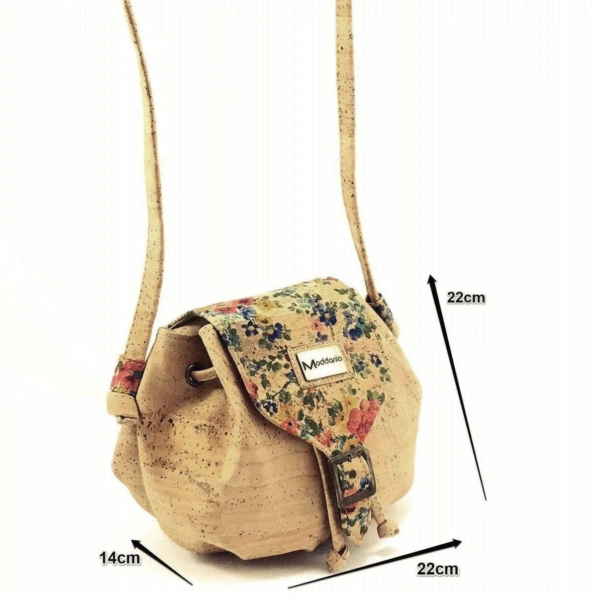 Cork Crossbody Bag Cute Vegan Crossbody Purse Rafaello Floral