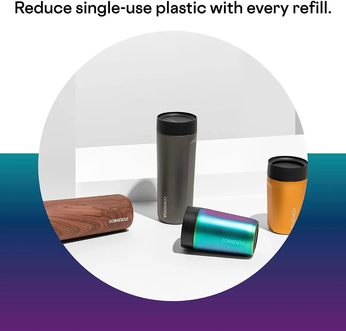 Corkcicle Commuter Cup Travel Mug with 360° Sip Lid, Dragonfly, 17 oz – Insulated Coffee Mug with Lid Keeps Beverages Cold 18 Hours, Hot 5 Hours – Cupholder Friendly & Spill-Proof Slim Tumbler