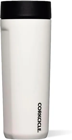 Corkcicle Commuter Cup Travel Mug with 360° Sip Lid, Dune, 17 oz – Insulated Coffee Mug with Lid Keeps Beverages Cold 18 Hours, Hot 5 Hours – Cupholder Friendly & Spill-Proof Slim Tumbler