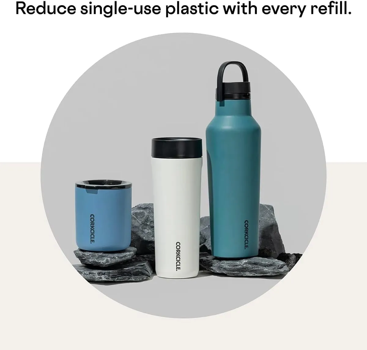 Corkcicle Commuter Cup Travel Mug with 360° Sip Lid, Dune, 17 oz – Insulated Coffee Mug with Lid Keeps Beverages Cold 18 Hours, Hot 5 Hours – Cupholder Friendly & Spill-Proof Slim Tumbler