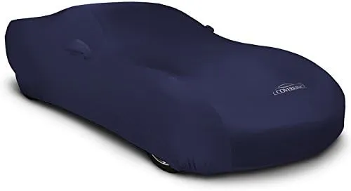 Coverking Custom Fit Exterior Car Cover Designed for Select DeTomaso Pantera Model Vehicles: Satin Stretch Fabric, Dark Blue
