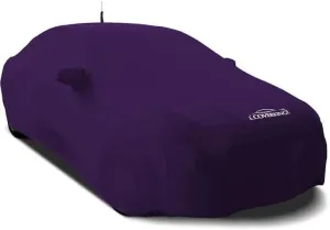 Coverking Custom Fit Exterior Car Cover Designed for Select Dodge Challenger Model Vehicles: Satin Stretch Fabric, Purple