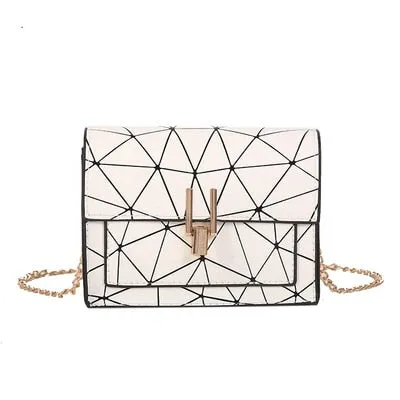 crack bag Seamless integration summer Shoulder chain new Bags Korean wild wild the printing Messenger of 2019 shoulder Women bag International shipping handbag version