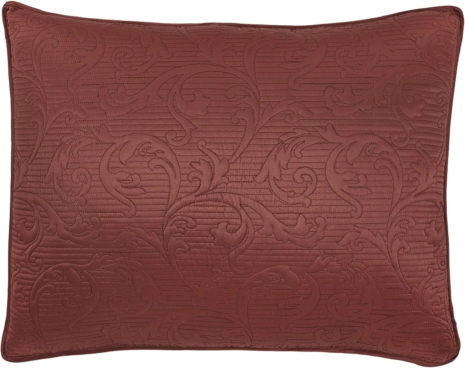 Croscill Cosette King Pillow Sham, Red