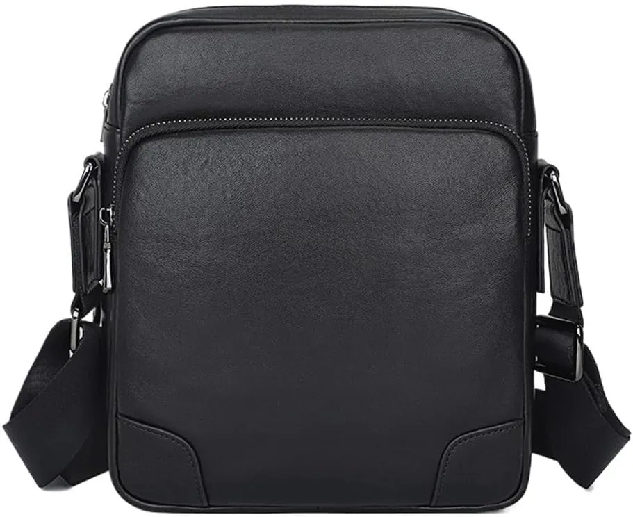 Crossbody Bag Large Capacity Top Layer Cowhide Messenger Bag Shoulder Bag