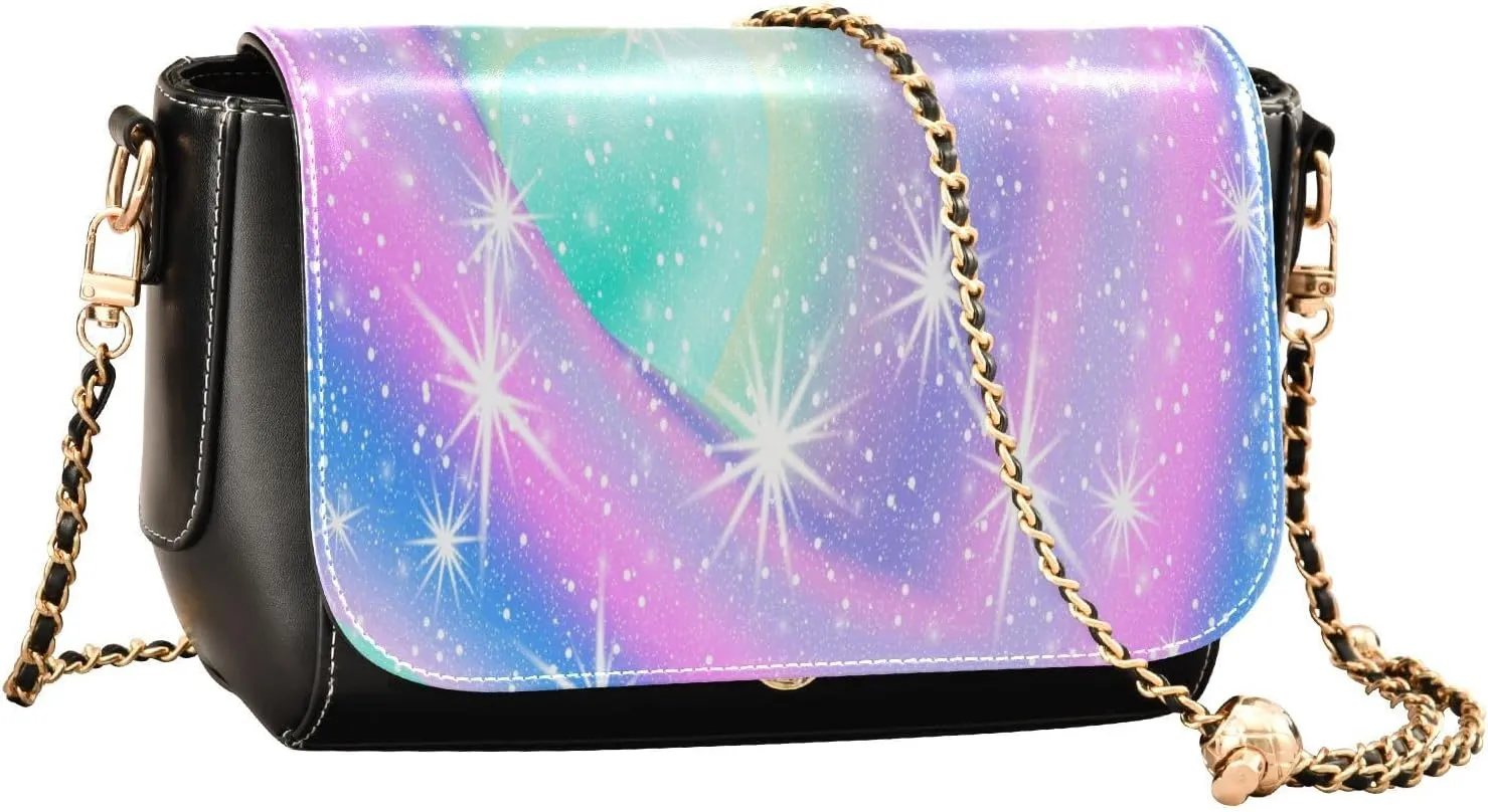 Crossbody Bags for Women Trendy Women's Black Shoulder Bag Small PU Leather Flap Cross Body Bag Handbags