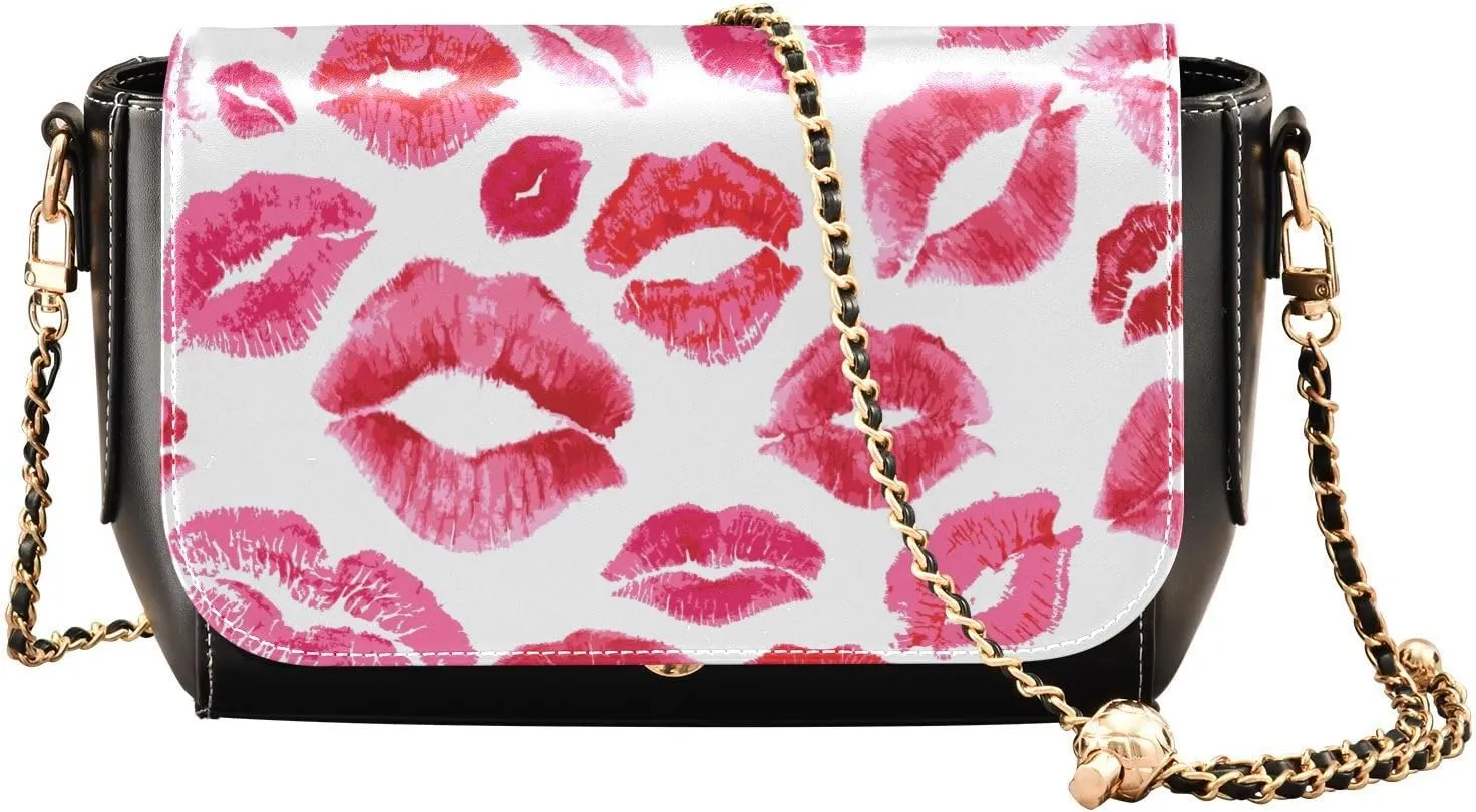 Crossbody Bags for Women Trendy Women's Black Shoulder Bag Small PU Leather Flap Cross Body Bag Handbags