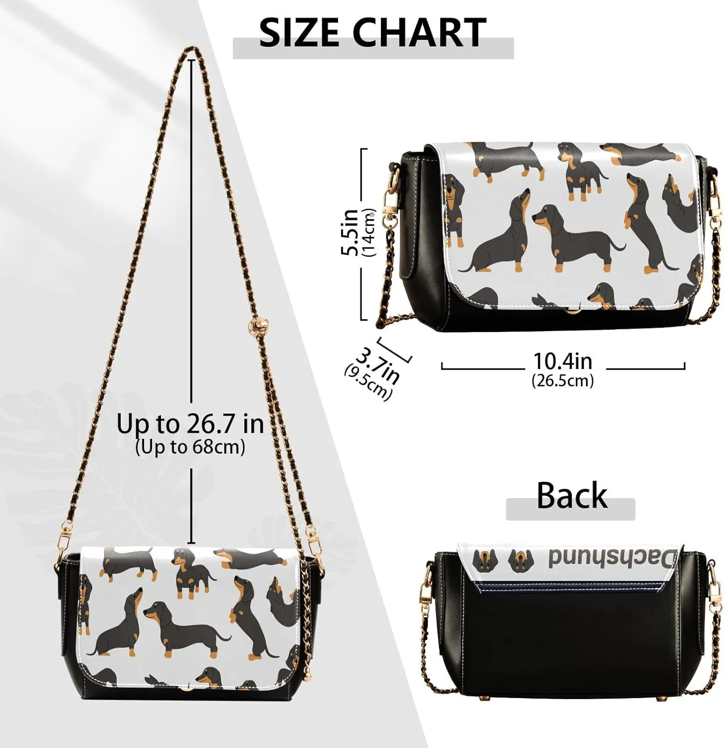 Crossbody Bags for Women Trendy Women's Black Shoulder Bag Small PU Leather Flap Cross Body Bag Handbags