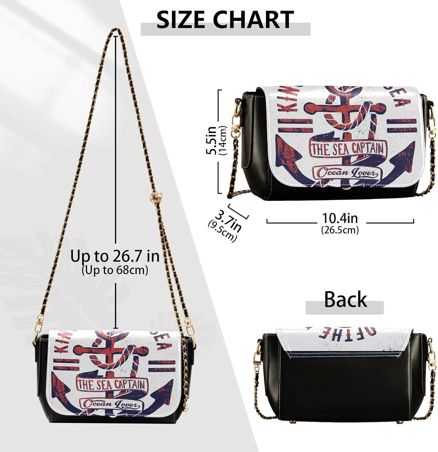 Crossbody Bags for Women Trendy Women's Black Shoulder Bag Small PU Leather Flap Cross Body Bag Handbags