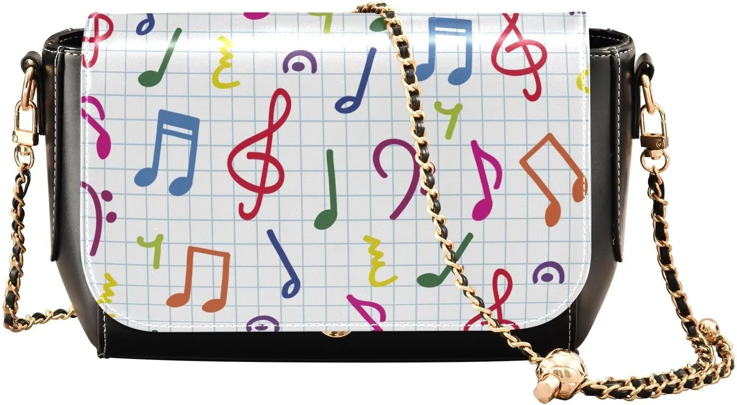 Crossbody Bags for Women Trendy Women's Black Shoulder Bag Small PU Leather Flap Cross Body Bag Handbags