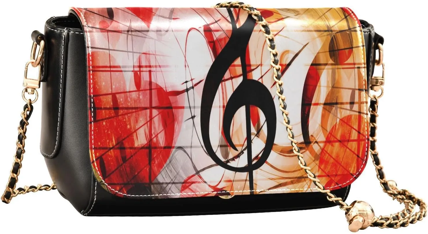 Crossbody Bags for Women Trendy Women's Black Shoulder Bag Small PU Leather Flap Cross Body Bag Handbags