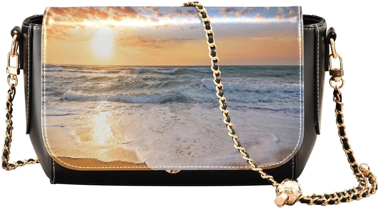 Crossbody Bags for Women Trendy Women's Black Shoulder Bag Small PU Leather Flap Cross Body Bag Handbags