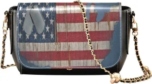 Crossbody Bags for Women Trendy Women's Black Shoulder Bag Small PU Leather Flap Cross Body Bag Handbags