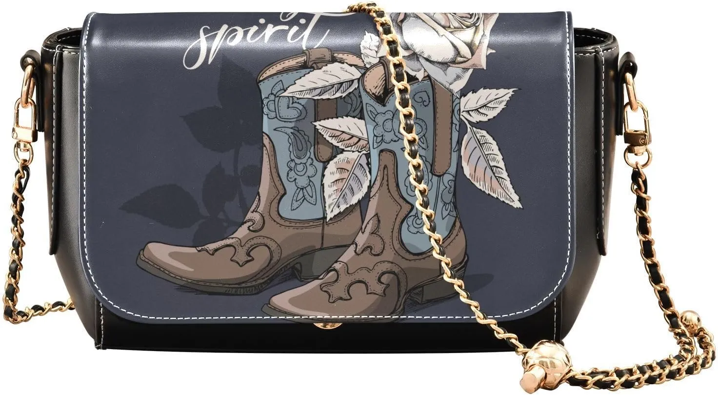 Crossbody Bags for Women Trendy Women's Black Shoulder Bag Small PU Leather Flap Cross Body Bag Handbags