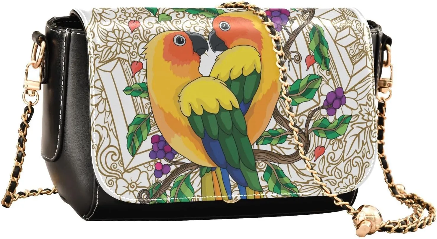 Crossbody Bags for Women Trendy Women's Black Shoulder Bag Small PU Leather Flap Cross Body Bag Handbags