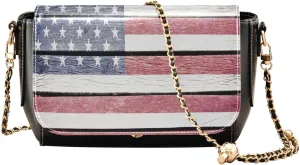 Crossbody Bags for Women Trendy Women's Black Shoulder Bag Small PU Leather Flap Cross Body Bag Handbags