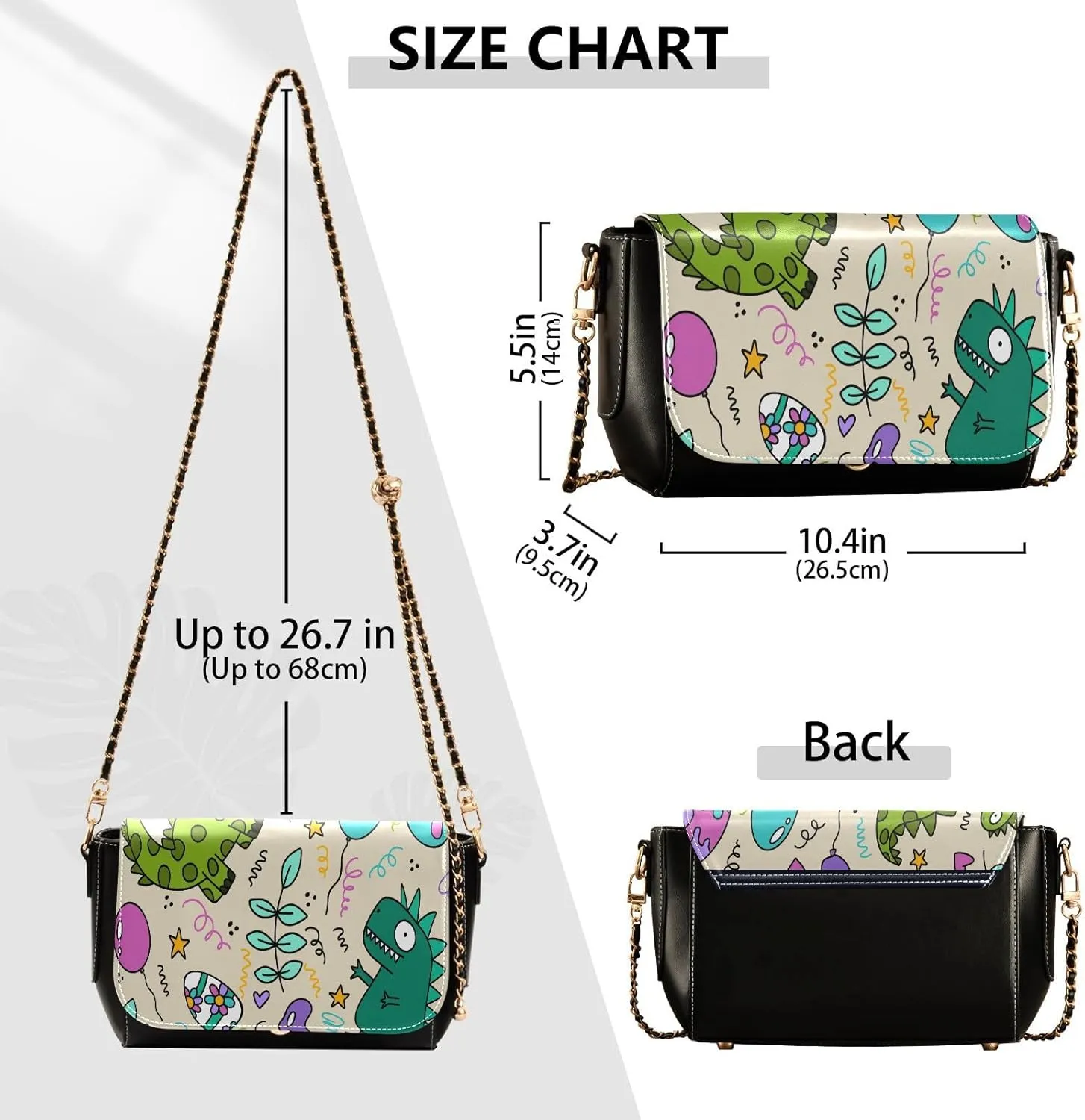 Crossbody Bags for Women Trendy Women's Black Shoulder Bag Small PU Leather Flap Cross Body Bag Handbags