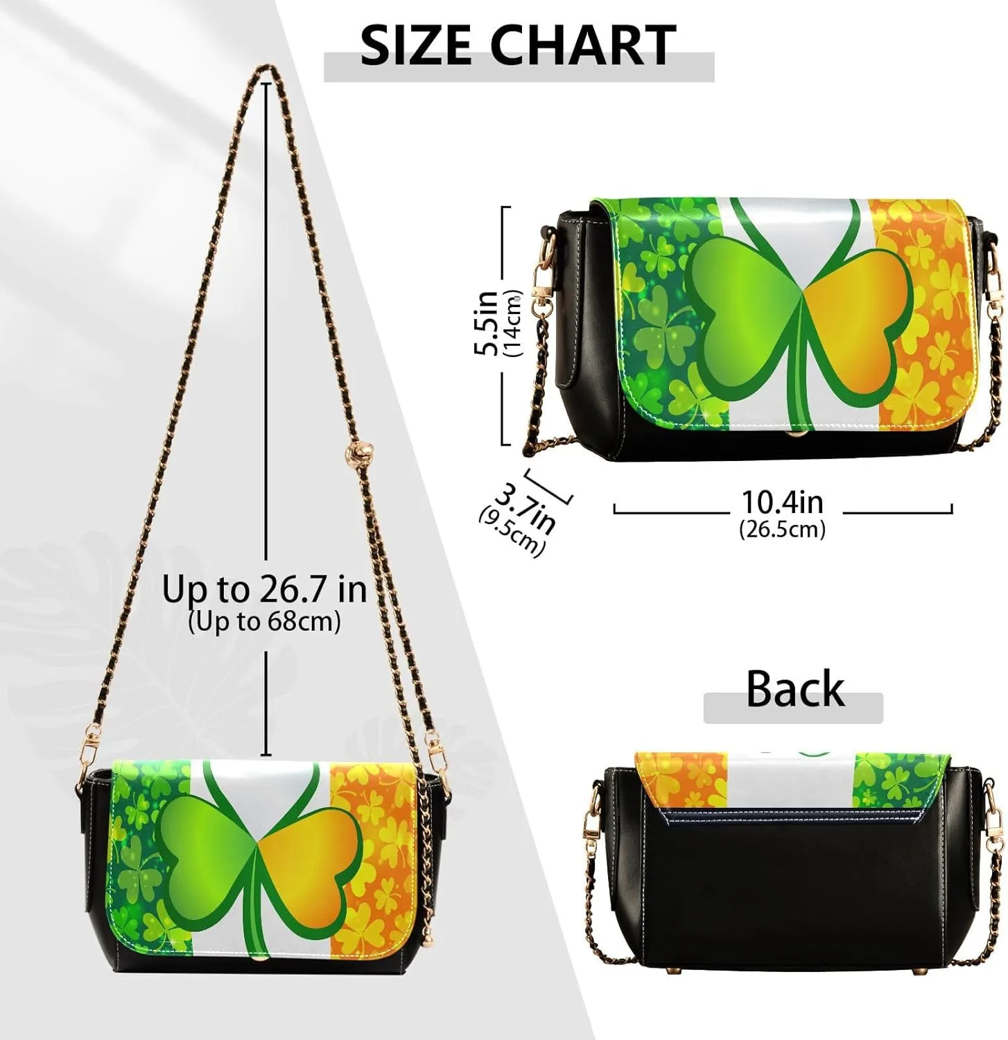 Crossbody Bags for Women Trendy Women's Black Shoulder Bag Small PU Leather Flap Cross Body Bag Handbags