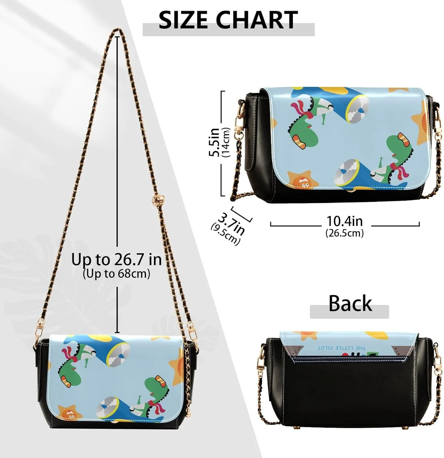 Crossbody Bags for Women Trendy Women's Black Shoulder Bag Small PU Leather Flap Cross Body Bag Handbags