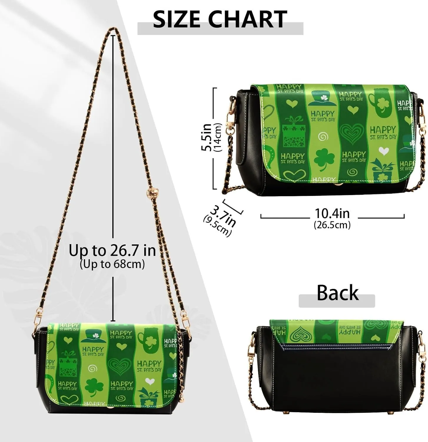 Crossbody Bags for Women Trendy Women's Black Shoulder Bag Small PU Leather Flap Cross Body Bag Handbags