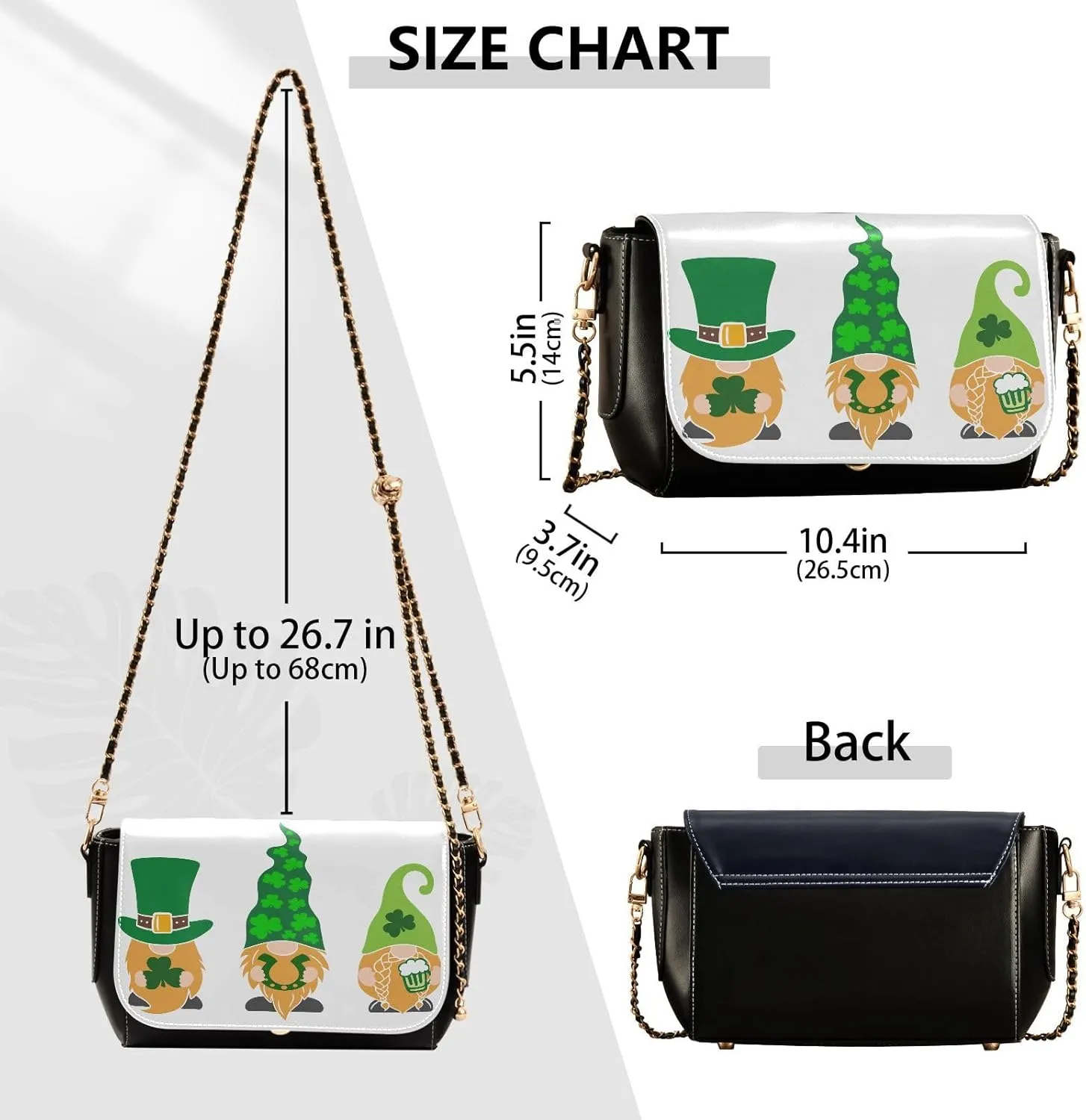 Crossbody Bags for Women Trendy Women's Black Shoulder Bag Small PU Leather Flap Cross Body Bag Handbags