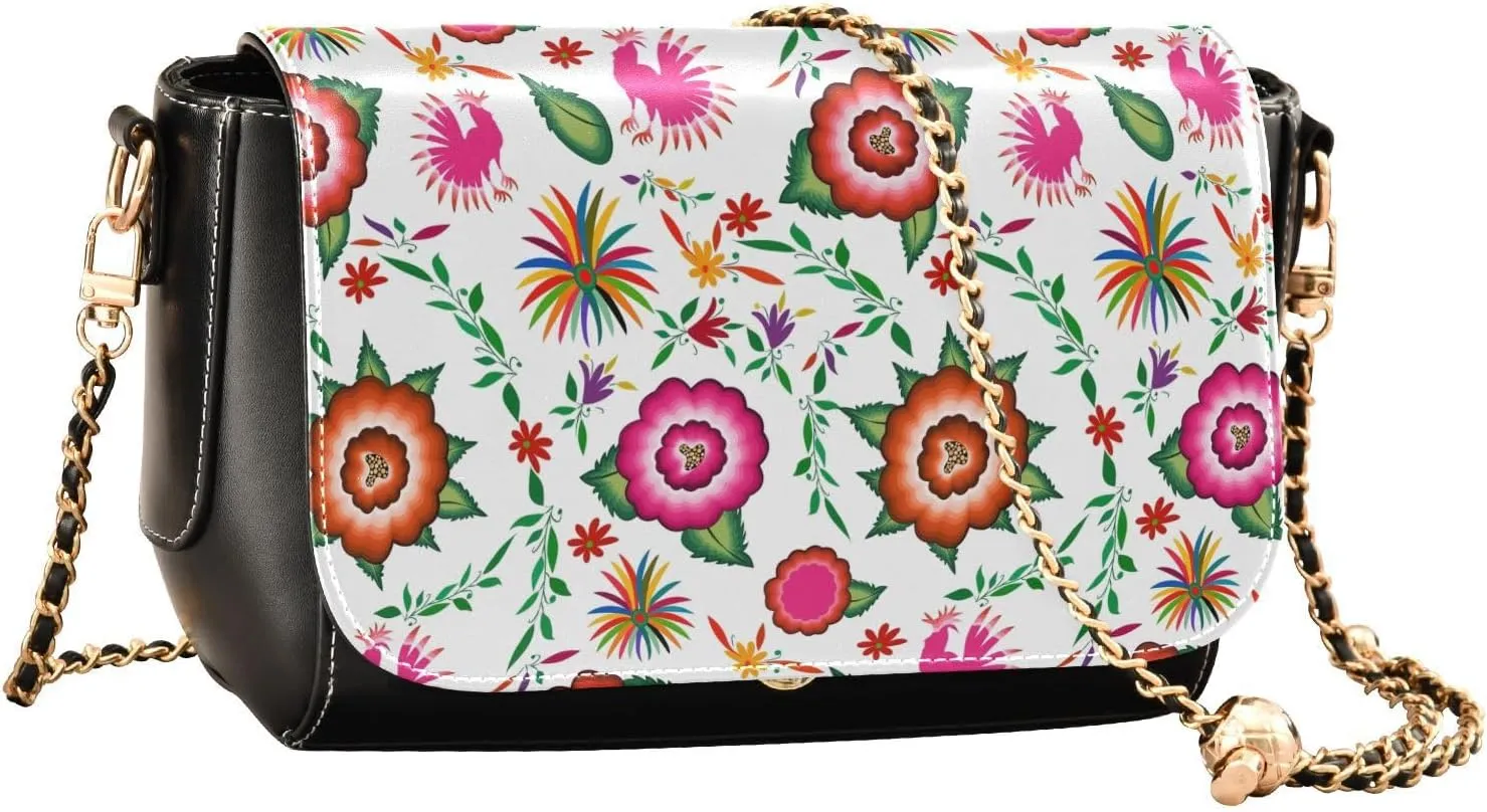 Crossbody Bags for Women Trendy Women's Black Shoulder Bag Small PU Leather Flap Cross Body Bag Handbags