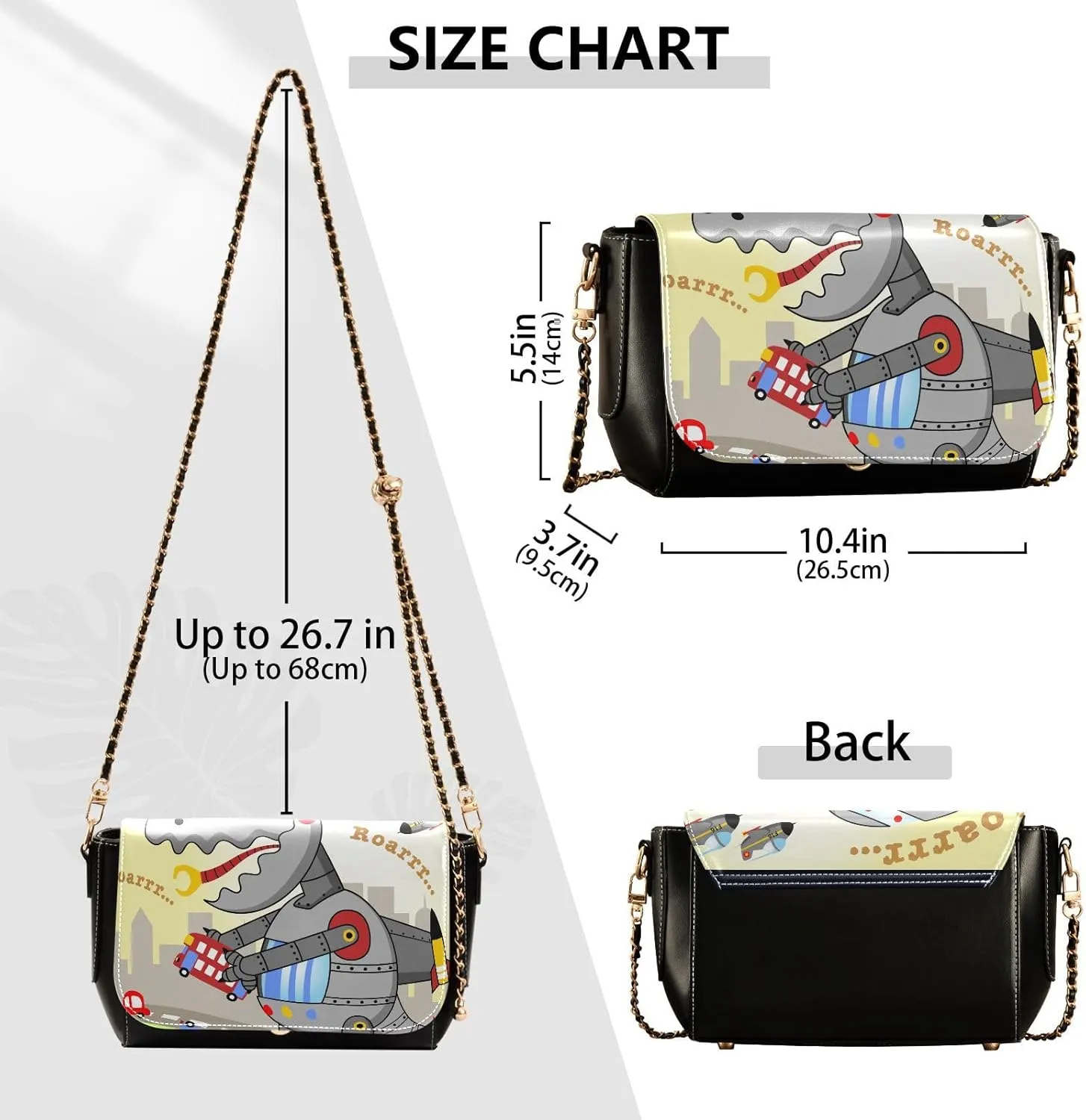 Crossbody Bags for Women Trendy Women's Black Shoulder Bag Small PU Leather Flap Cross Body Bag Handbags