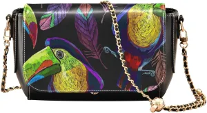 Crossbody Bags for Women Trendy Women's Black Shoulder Bag Small PU Leather Flap Cross Body Bag Handbags