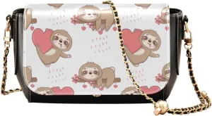 Crossbody Bags for Women Trendy Women's Black Shoulder Bag Small PU Leather Flap Cross Body Bag Handbags