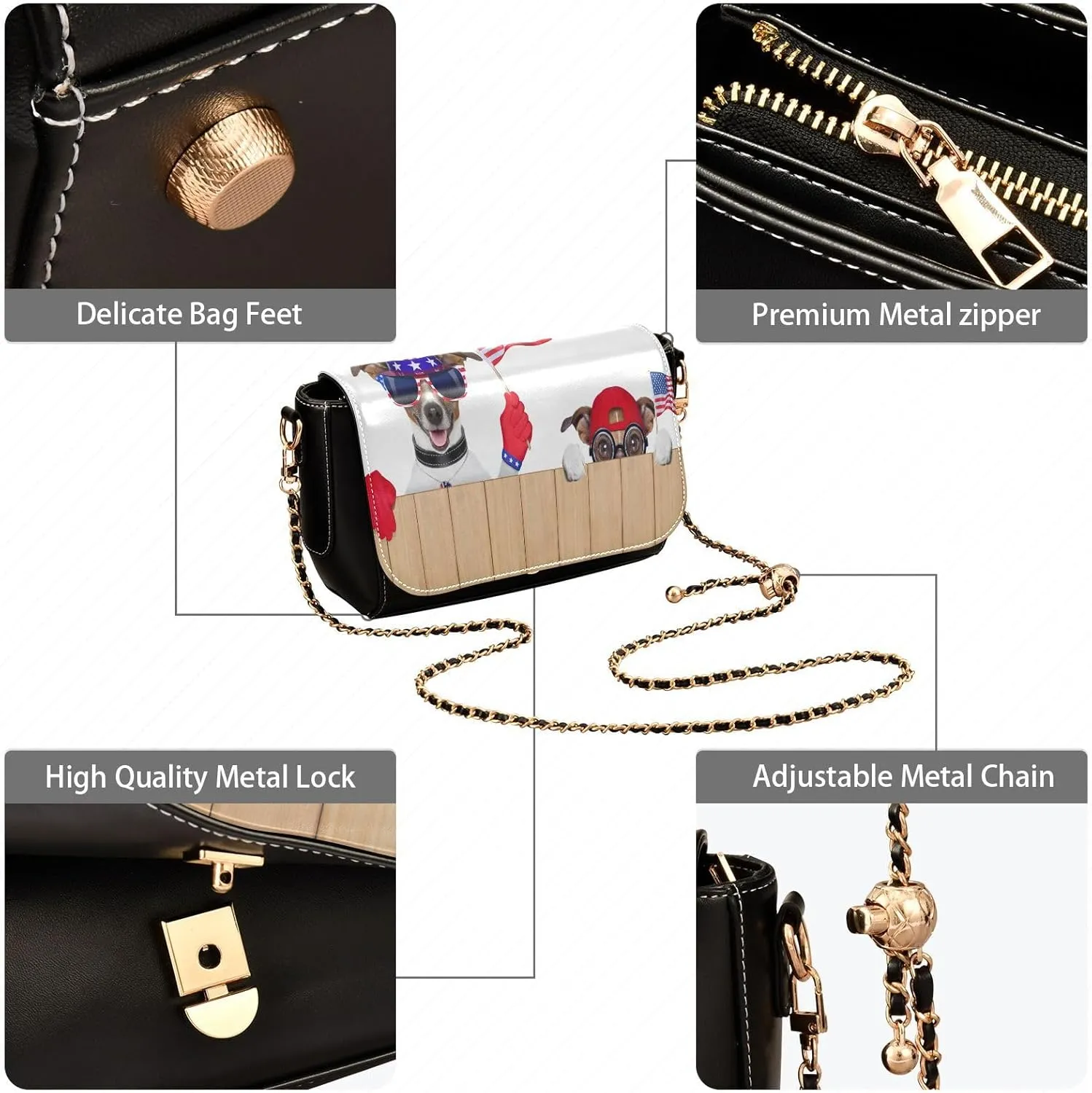 Crossbody Bags for Women Trendy Women's Black Shoulder Bag Small PU Leather Flap Cross Body Bag Handbags