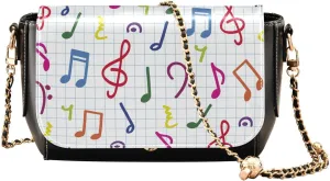 Crossbody Bags for Women Trendy Women's Black Shoulder Bag Small PU Leather Flap Cross Body Bag Handbags