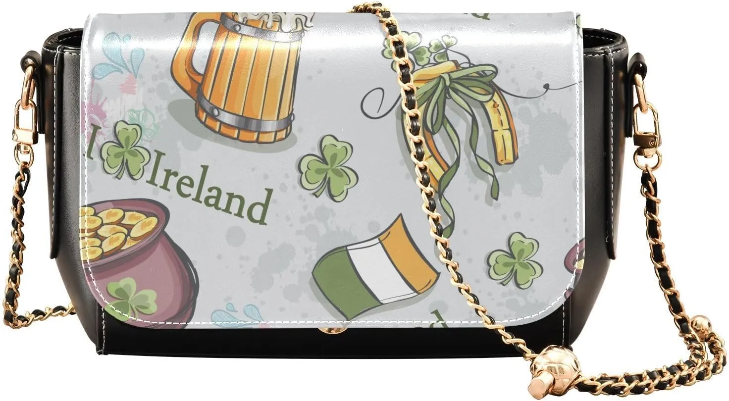 Crossbody Bags for Women Trendy Women's Black Shoulder Bag Small PU Leather Flap Cross Body Bag Handbags