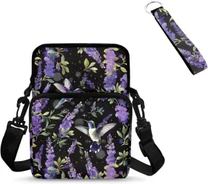 Crossbody Purses with Keychain Set for Women Small Sling Bag for Women Crossbody Purse Outdoor Tarvel Gift