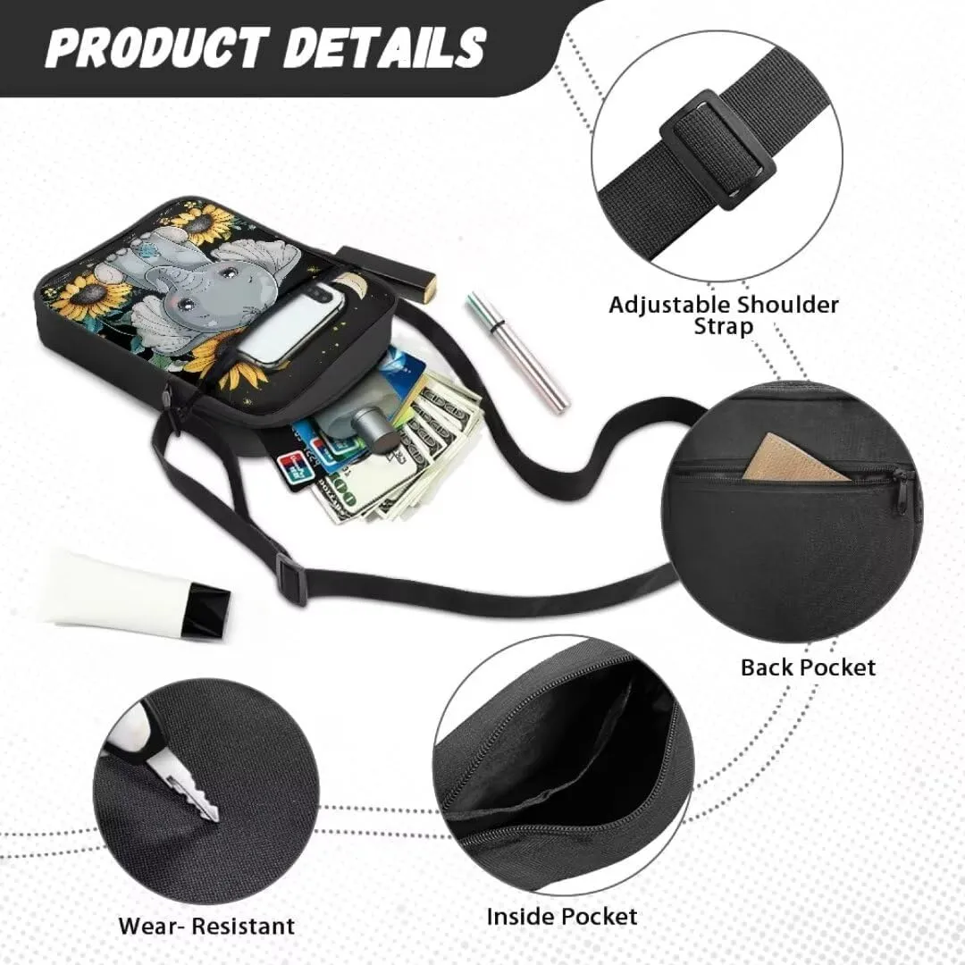 Crossbody Shoulder Bag for Women Girls Kids Teens Messenger Bags Cellphone Purse Handbags