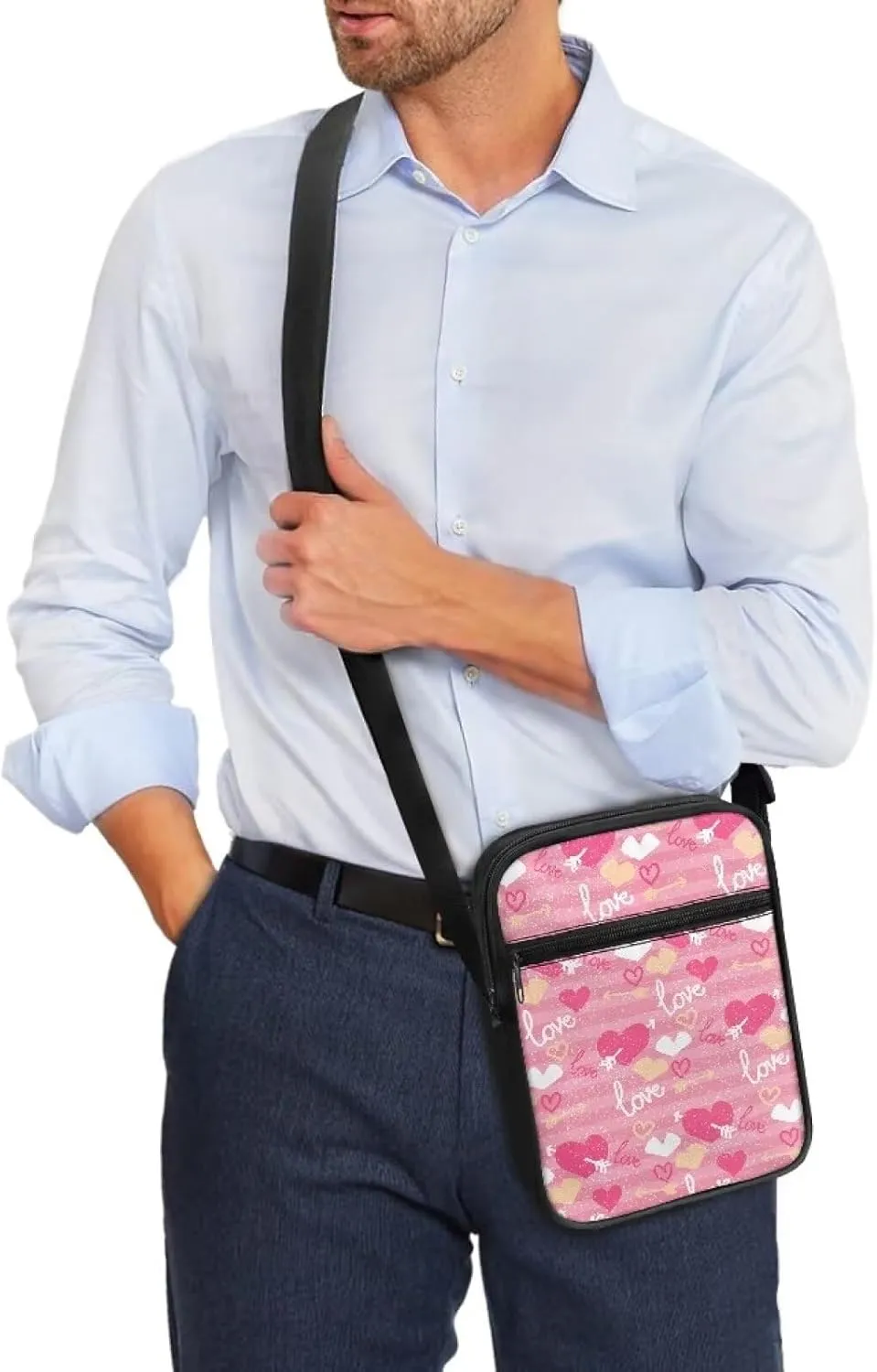 Custom Messenger Bag for Women Crossbody Bag for Men Shoulder Phone Bag Shoulder Handbag