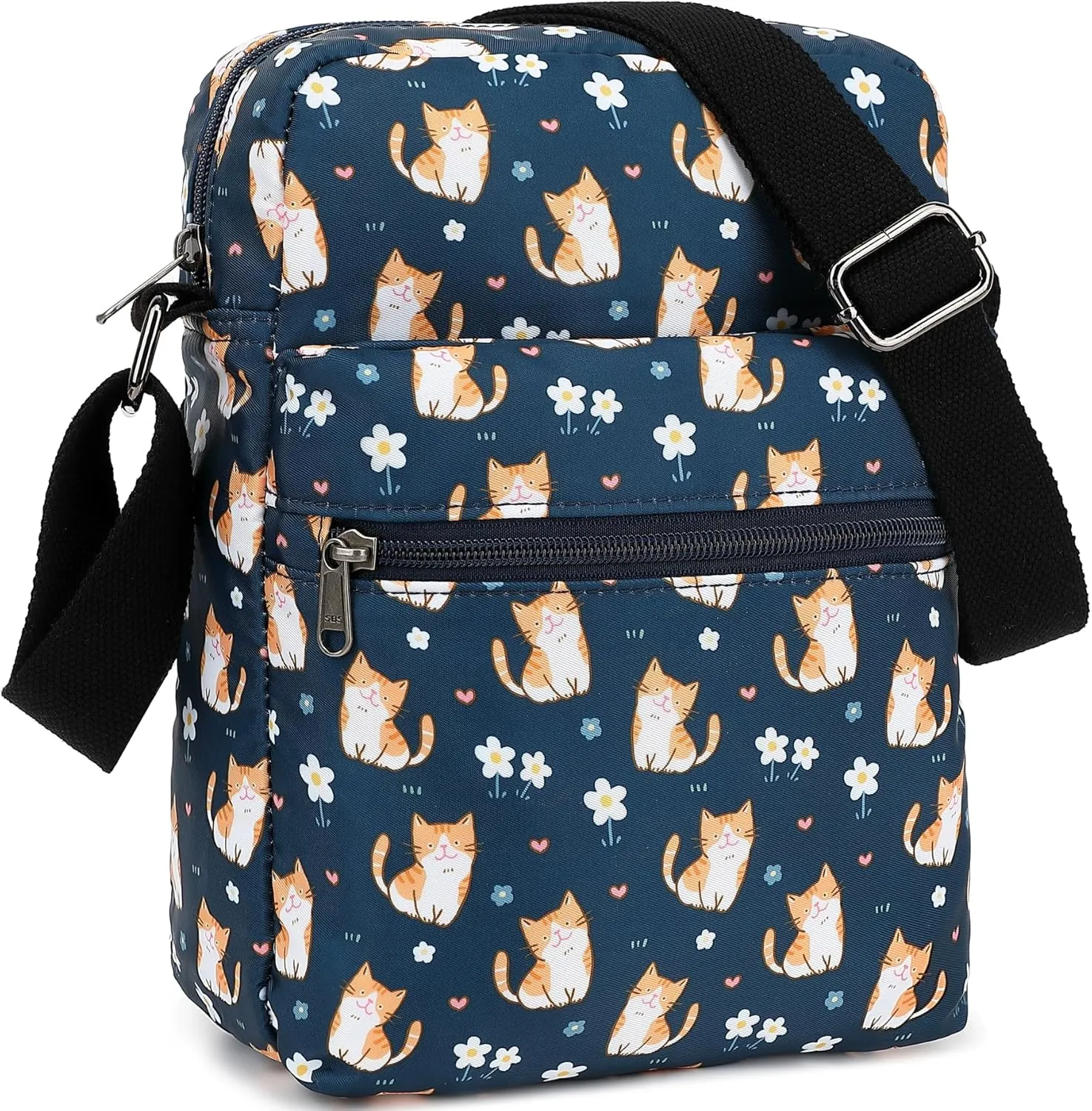 Cute Crossbody Bag and Purse Casual Canvas Shoulder Bag for Women