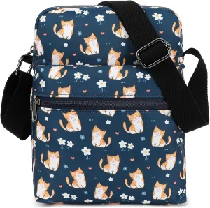 Cute Crossbody Bag and Purse Casual Canvas Shoulder Bag for Women