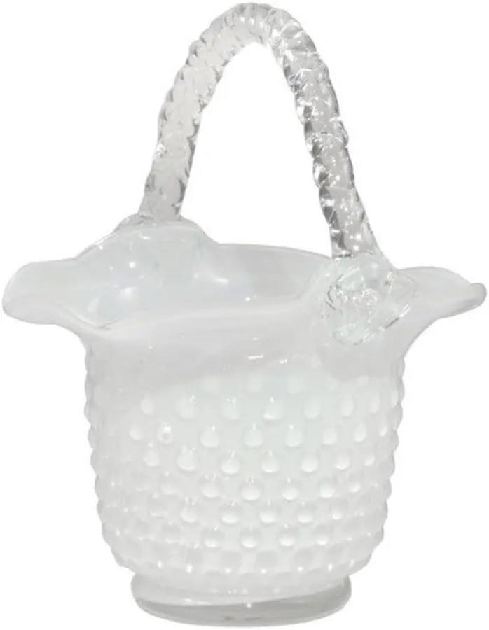 Dale Tiffany AV14207 Clear Basket Hand Blown Art Glass Home Accent