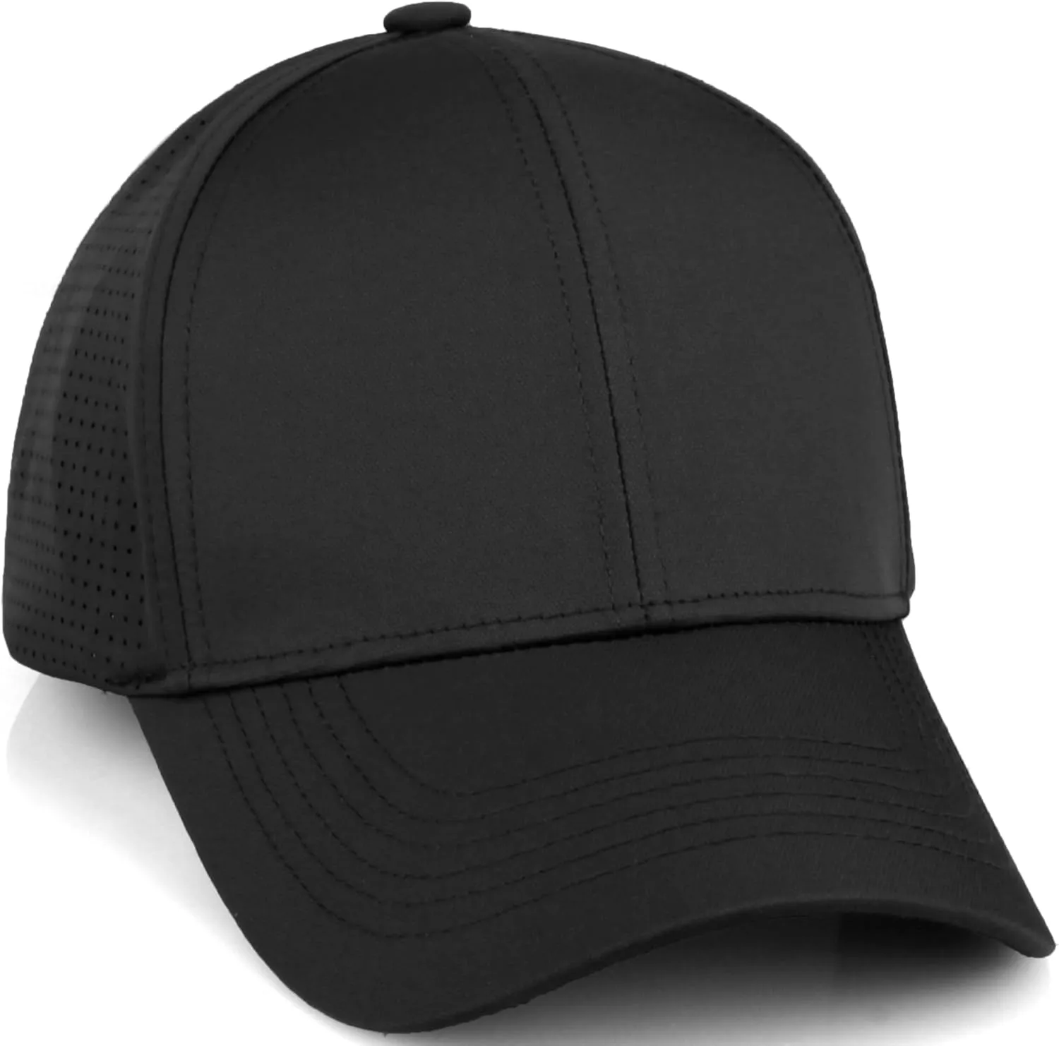Daxton Air Cool Tech Hat Ventilated Micro Holes Structured High Profile Baseball Cap Multi 3 Pack