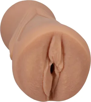 Doc Johnson Signature Strokers - Eva Elfie - ULTRASKYN Pocket Pal - Open-Ended Stroker - Pussy, Vanilla, for Adults Only