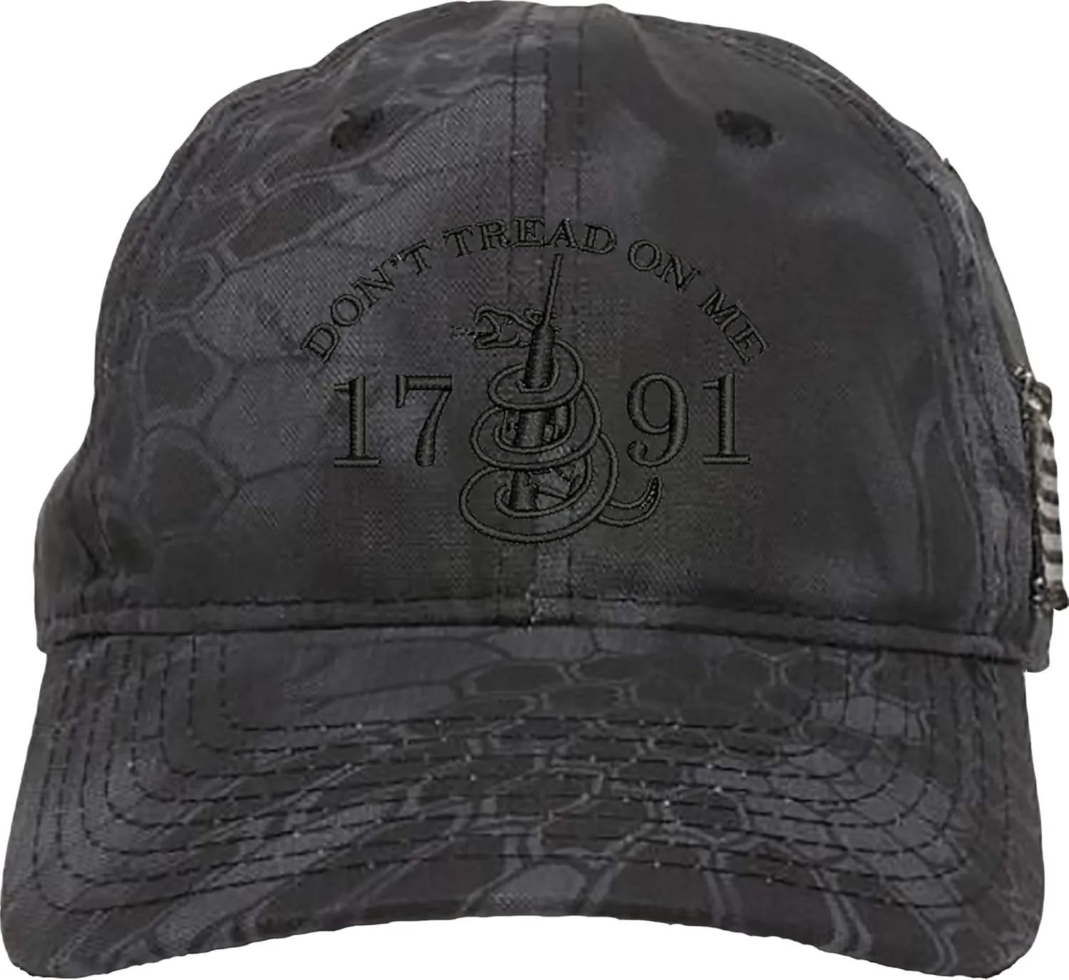Don't Tread On Me 2nd Amendment 1791 AR15 Guns Right Freedom Embroidered One Size Fits All Structured Hats